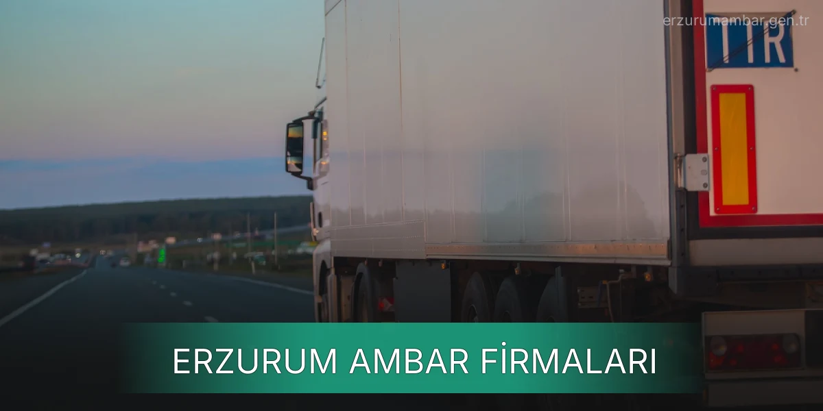 İstanbul Erzurum Ambar Firmaları
